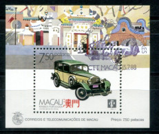 MACAO Block 8, Bl.8 Canc. - Oldtimer Auto, Vintage Car, Vieille Voiture - MACAU - Blocchi & Foglietti