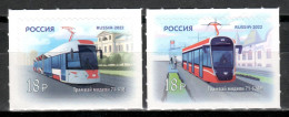 Russia 2022 Rusia / Transport Trams Bus MNH Tranvías Tramways / Io65  8-1 - Busses