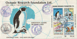 ANTARCTIC OCEANIC RESEARCH EXPEDITION. Filla Island (Rauer Archipelago) Miniature Sheet. 1982-1984 - Briefe U. Dokumente