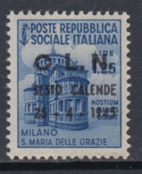 ITALY - 1945 - CLN Sesto Calende N.8 Cat. 400 Euro  - Gomma Integra - MNH** - National Liberation Committee (CLN)