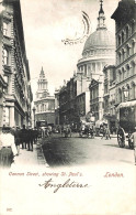 LONDON CANNON Street - SHOWING ST. PAUL'S - St. Paul's Cathedral