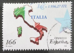 ESPAGNE SPANIEN SPAIN ESPAÑA 1999 FLAG OF ÖSTERREICH  BANDERA ITALY USED ED 3641 YT 3209 MI 3475 SG 3575 SC 2995J - Used Stamps
