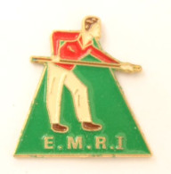 Pin's E.M.R.I - Le Joueur De Billard - M705 - Biljart