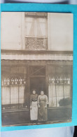 Carte Photo Clichy , Rue Du Bois , Café Rangeon , Carte écrite Par Le Propriétaire - Cafes