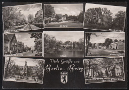 D-12359 Berlin - Britz - Alte Ansichten - Schloß - Alt Britz - Buschkrugallee - Krankenhaus - Nice Stamp ( 60er Jahre) - Neukoelln