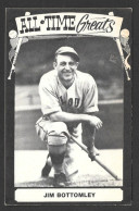 Sports > Baseball - C.P.A. Cardinals - Reds - Browns - James LeRoy Bottomley - First Baseman 1922-1937 Hall Of Fame 1974 - Honkbal