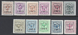 (BL68)   PRE 736/46 , 11 Valeurs  ** - Typo Precancels 1951-80 (Figure On Lion)