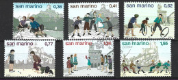 SAINT-MARIN. N°1906-11 Oblitérés De 2003. Jeux D'enfants. - Non Classificati