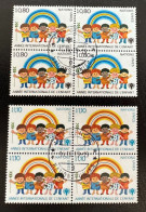 Nations Unies Office De Genève  1979   Y Et T 83/4 X 4  O  Cachets Ronds - Used Stamps