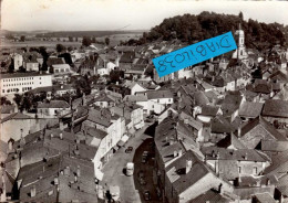 JUSSEY  ( HAUTE SAONE )  EN AVION AU-DESSUS DE  . . JUSSEY  . LA RUE GAMBETTA - Jussey