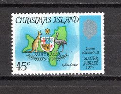 CHRISTMAS ISLAND N° 73  NEUF SANS CHARNIERE COTE  1.50€     REINE  ELIZABETH  II - Christmas Island