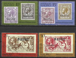 Nauru 1976. Scott #138-41 (U) 60th Anniv. Of Nauru's 1st Postage Stamps  *Complete Set* - Nauru