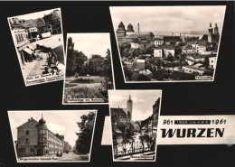 GERMANY, SAXONY, WURZEN, PARKING AT THE TRAIN STATION, MAYOR SCHMIDT SQUARE, WENCESLAIGASSE - Wurzen