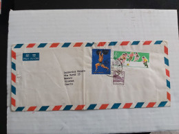 COVER TRAVELED BY MAIL CINA CHINA PRC 1966 CHILDREN'S GAMES + SPORT TO VICENZA ITALY - Lettres & Documents