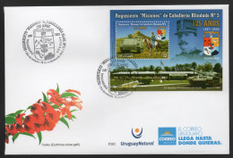 URUGUAY 2022 (Militar, Tanks, Tiran Ti 67, Armored Vehicles, M113, Winged Horses, Coat Of Arm) - 5x FDCs START 20% OFF - Berge