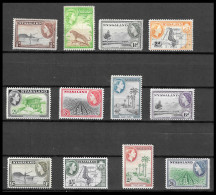 GREAT BRITAIN Nyasaland 1953 QE II, SET 1/2 D To 2/6 Sh  MH - Nyassaland (1907-1953)