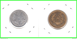 MARRUECOS ( FRANCES ) 2 MONEDAS –  UNA DE 2 FRANCS Y OTRA DE 20 FRANCOS DE LOS AÑOS 1951-52 - Marocco