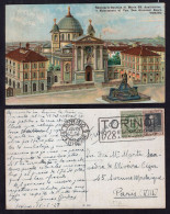 Italia - 1928 - Torino - Santuario Basilica Di Maria SS Ausiliatrice E Monumento D. G. Bosco - Kerken