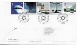 GREAT BRITAIN 2002 50th Anniversary Of Passenger Jet Aviation FDC - 2001-2010 Dezimalausgaben