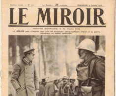 LE MIROIR N° 111 1916 Militaria 14/18 Combats VIEL ARMAND CRAONNE YSER LOOS EN GOHELLE DOUGLAS HAIG SOUAIN LAMPERNISSE - Français