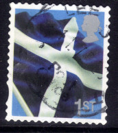 Scotland GB 2009 QE2 1st Saltire Used Self Adhesive From Sheets LS68( D698 ) - Scotland