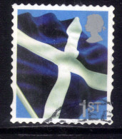 Scotland GB 2009 QE2 1st Saltire Used Self Adhesive From Sheets LS68 ( D1128 ) - Scotland