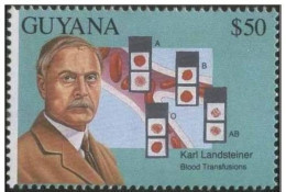 Karl Landsteiner, Discovery Of Rh Factor, Human Blood Group, Polio Virus, Nobel Prize, Health, Medicine MNH Guyana - Médecine