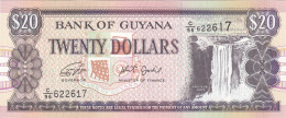 !Guyana 20 Dollars 2018, Pick 30 Signature 16a UNC - Guyana