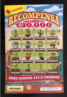 114 G, Lottery Ticket, Portugal, « Raspadinha », « SUPER RECOMPENSA Pode Ganhar Até €50.000 », Nº 556 - Billets De Loterie