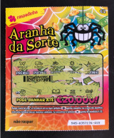 114 G, Lottery Tickets, Portugal, « Raspadinha », « Instant Lottery », « ARANHA DA SORTE », « LUCKY SPIDER », Nº 545 - Billets De Loterie