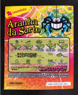 114 G, Lottery Tickets, Portugal, « Raspadinha », « Instant Lottery », « ARANHA DA SORTE », « LUCKY SPIDER », Nº 545 - Billets De Loterie