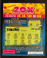 114 G,  Instant Lottery Portugal 1 X « Raspadinha », « 20 X Pode Multiplicar O Seu Prémio ... », # 540 - Billets De Loterie