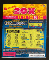 114 G,  Instant Lottery Portugal 1 X « Raspadinha », « 20 X Pode Multiplicar O Seu Prémio ... », # 540 - Billets De Loterie