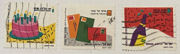 ISRAEL - (0) - 1990  # 1128/1130 - Used Stamps (without Tabs)