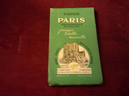 CARTE TARIDE   PARIS    ARRONDISSEMENTS  EN COULEUR - Michelin (guide)