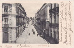 ACIREALE - CATANIA - CORSO UMBERTO I° - BELLA ANIMAZIONE - 1902 - Acireale