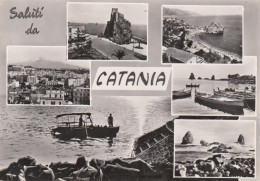 SALUTI DA CATANIA - 6 VEDUTE - ACI CASTELLO - FARAGLIONI - ACIREALE - 1962 - Acireale