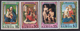 Samoa 1990 Christmas Sc 781-84 Mint Never Hinged - Samoa
