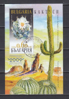 Bulgaria 2009 - Kakteen, Mi-Nr. Block 314, Limited Edition, Used - Gebruikt