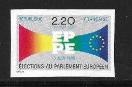FRANCE 1989 ELECTIONS  PARLEMENT EUROPEEN NEUF MNH** NON DENTELE  YVERT N°2572 - 1981-1990