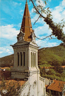 66 - Amélie Les Bains - Clocher De L'Eglise - Avec Au Fond, à Droite, L'Hôpital Militaire - Amélie-les-Bains-Palalda