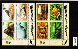 IMGJ/29 UNO GENF 1993/904 MICHL 227/30 + 245/48 VIERERBLÖCKE  Postfrisch ** SIEHE ABBILDUNG - Unused Stamps