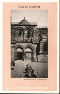 ! Old Postcard, Alte Ansichtskarte, Vues De Palestine, St. Sepulcre A Jerusalem, Chocolaterie D' Aiguebelle - Palestina