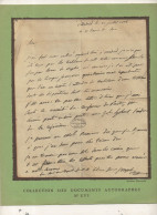 Collection Documents Autographes N°16 Lettre De MURAT  20 Juillet 1808  A MADRID - Magazines & Catalogs