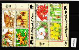 IMGJ/33 UNO GENF 1995/96 MICHL 263/66 + 288/91 VIERERBLÖCKE  Postfrisch ** SIEHE ABBILDUNG - Unused Stamps