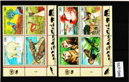 IMGJ/35 UNO GENF 1997/98 MICHL 305/08 + 330/33 VIERERBLÖCKE  Postfrisch ** SIEHE ABBILDUNG - Unused Stamps