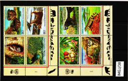 IMGJ/38 UNO GENF 2001/02 MICHL 409/12 + 424/27 VIERERBLÖCKE  Postfrisch ** SIEHE ABBILDUNG - Unused Stamps