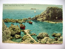 Malta - Ghar Lapsi Showing Filfla - Ca 1950s - Malte