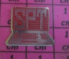 0120 Pin's Pins / Beau Et Rare /  INFORMATIQUE / MINITEL SPT - Informatik