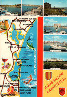CPM - Carte GEO.- LANGUEDOC-ROUSSILLON …(Illustration) - Edition S.Audumarès - Languedoc-Roussillon